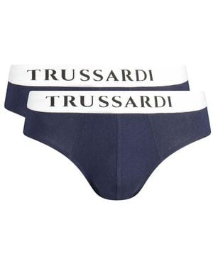 Trussardi Blue Cotton Men's Underwear