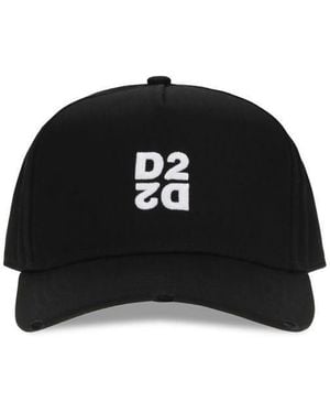 DSquared² Logo Baseball Cap - Black