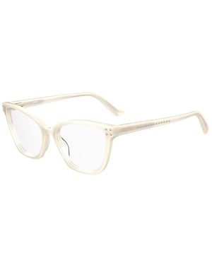 Moschino Cream Acetate Frames - Metallic