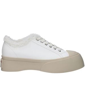 Marni White Leather Trainers