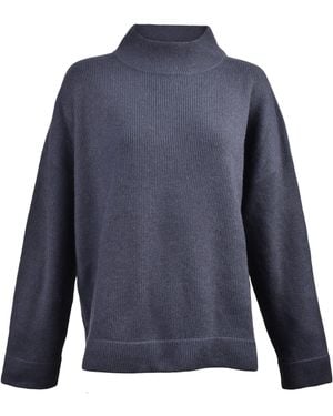 Brunello Cucinelli Blue Cashmere Jumper