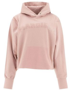 Maison Margiela Logo Sweatshirt - Pink