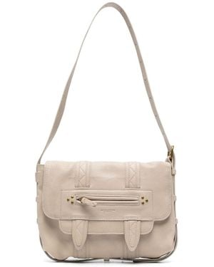 Jérôme Dreyfuss Joe Leather Shoulder Bag - White