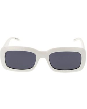 BOSS White Polyamide Sunglasses - Gray