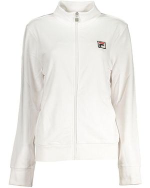 Fila Chic Long Sleeve Zippered 'Sweatshirt - White