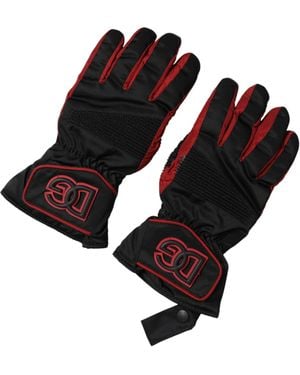 Dolce & Gabbana Nylon Wrist Length Mitten Gloves And Pa+Pl+Pu - Black