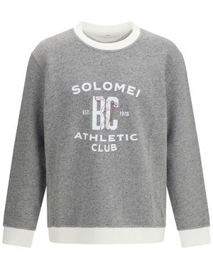 Brunello Cucinelli Long Sleeve Sweatshirt - Grey