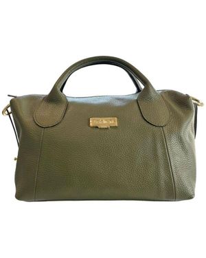 Baldinini Green Leather Handbag
