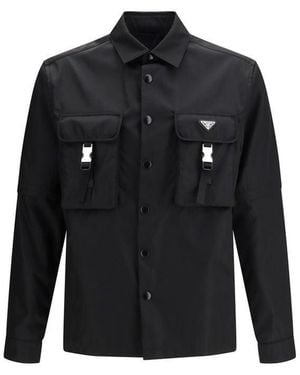 Prada Black Recycled Polyamide Jacket