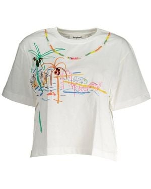 Desigual Cotton Top - White