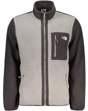 The North Face Gray Polyester Men's Sweatshirt - Multicolor