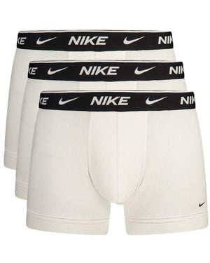 Nike White Cotton Men's Boxer Short