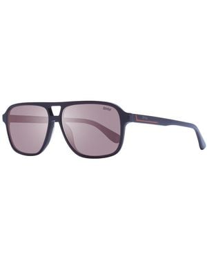 BMW Burgundy Acetate Sunglasses - Purple