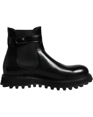 Dolce & Gabbana Belted Boots - Black