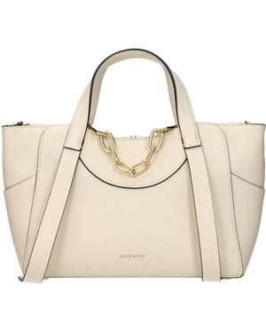 Givenchy Beige Leather Handbag - Natural
