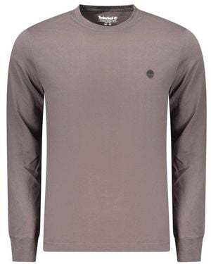 Timberland Black Cotton Men's T - Brown