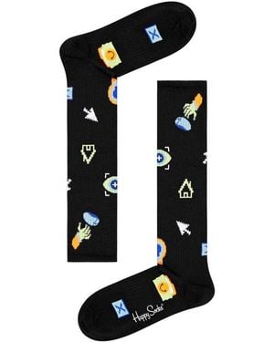 Happy Socks Black Cotton Socks