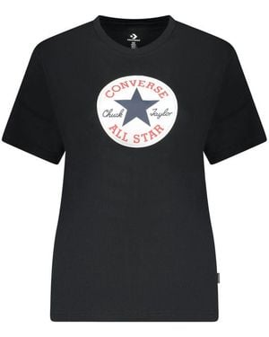 Converse Black Cotton Polo Shirt