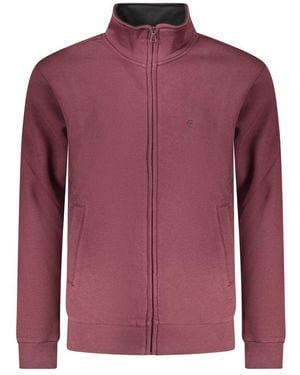 COVERI MOVING Rosso Cotton Men's Sweatshirt - Purple