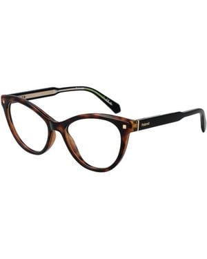 Polaroid Full-Rim Cat Eye Optical Frames With Spring Hinge - Black