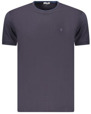 COVERI MOVING Blue Cotton Men's T