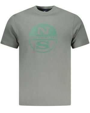 North Sails Verde Cotton Men T - Green
