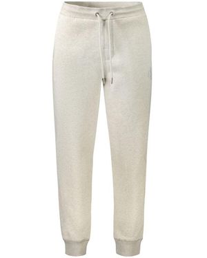 Calvin Klein Gray Cotton Men's Jogger Pant - Natural