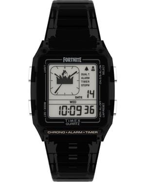 Timex Black Rubber Digital Watch