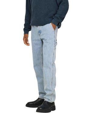 Only & Sons Blue Cotton Relaxed Fit Jeans