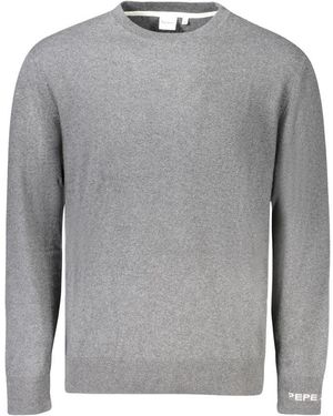 Pepe Jeans Grigio Cotton Men Jumper - Grey