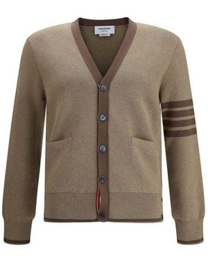 Thom Browne Milano Cardigan - Brown