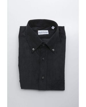 Robert Friedman Cotton Shirt - Black