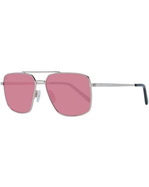 Serengeti Silver Metal Sunglasses - Pink