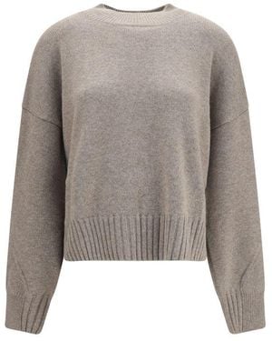 Malo Beige Cashmere Jumper - Grey