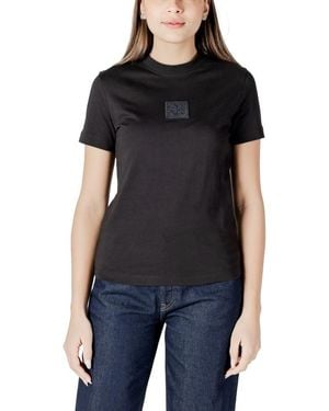 Calvin Klein Black Cotton Tops & T