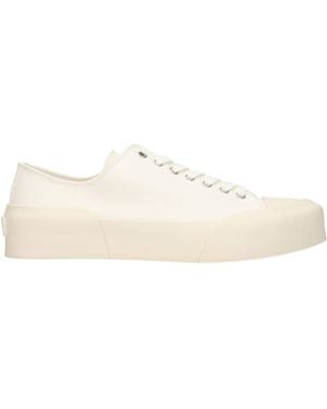 Jil Sander Fabric Low Top Trainers - Natural