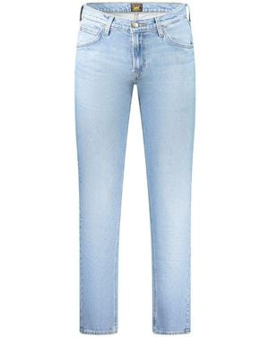 Lee Jeans Light Blue Cotton Men Jeans