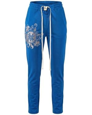 MR & MRS Blue Viscose Trousers
