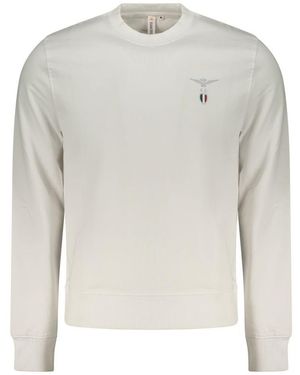 Accademia Militare Bianco Cotton Men Sweatshirt - Grey
