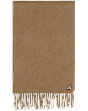 Prada Beige Silk Foulard - Natural