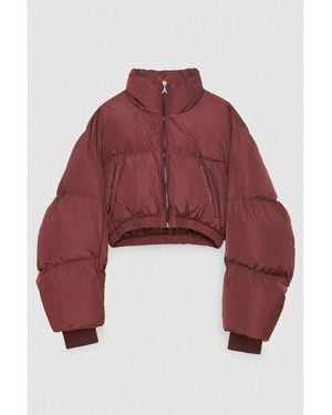 Patrizia Pepe Purple Polyester Parka - Red