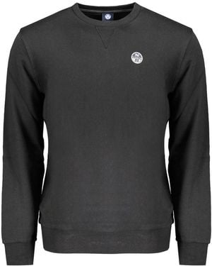 North Sails Black Cotton Men's Sweatshirt