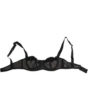 Dolce & Gabbana Sheer Mesh Underwire Bra Underwear Polyamide Clothing - Black