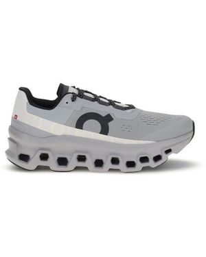 On Shoes Grey Polyester Athletic Trainers - White