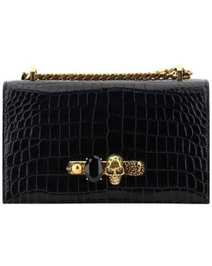 McQueen Shoulder Bag - Black