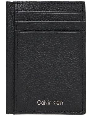Calvin Klein Black Leather Cardholder