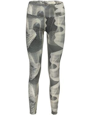 Fila Textured Pattern Leggings - Gray