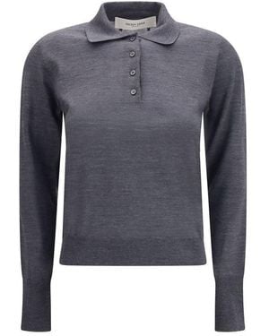 Golden Goose Grey Wool Oves Aries Shirt - Blue