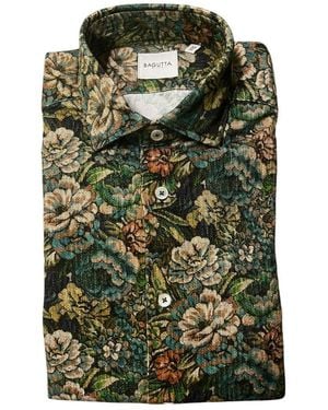 Bagutta Cotton Shirt - Green