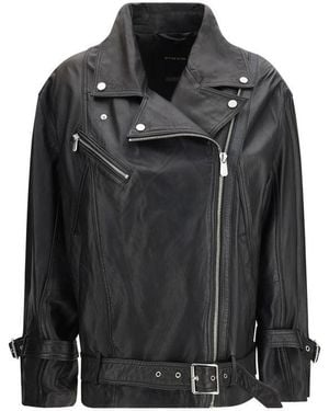 Pinko Black Leather Jacket